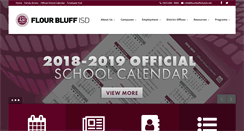 Desktop Screenshot of flourbluffschools.net